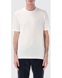 Emporio Armani - Basic Cotton T-Shirt - Lyst