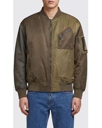 Emporio Armani - Lightweight Nylon Bomber Jacket With Zip Closure - Lyst
