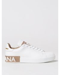 Dolce & Gabbana - Sneakers Portofino Calfskin - Lyst