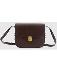 Soeur - Bellissima Smooth Leather Crossbody Bag With Buckle - Lyst