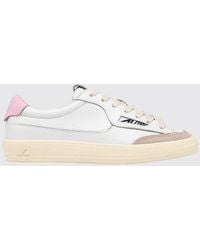 Autry - Windscape Two-Tone Leather And Suede Trainers With Rubber Sole - Lyst