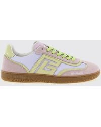 Balmain - Swan Suede And Mesh Sneakers - Lyst