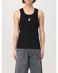 JW Anderson - Ribbed Cotton Tank Top - Lyst