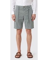 Myths - Linen Drawstring Shorts - Lyst