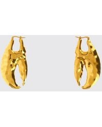 Jacquemus - Pendientes De Cobre Y Latón Chapados En - Lyst