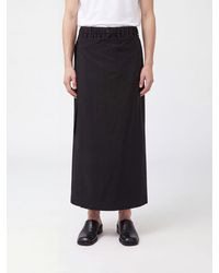 Yohji Yamamoto - Wide-Leg Pure Wool Wrap-Style Trousers - Lyst