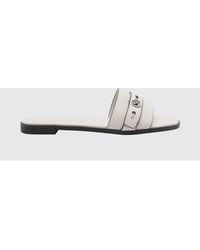Tory Burch - Romy Leather Slippers - Lyst