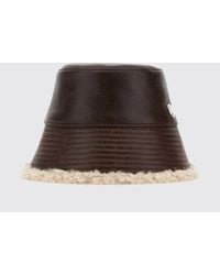 Stella McCartney - Bucket Hat Aus Eco Alter Mat Mit Metallischem Logo - Lyst