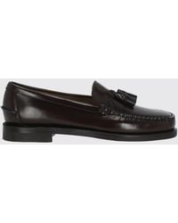 Sebago - Classic Will Smooth Leather Penny Loafers With Tassels And Raised Apron Toe - Lyst