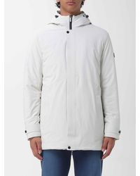 Heskimo - Short Windproof Stretch Nylon Parka With Padded Hood - Lyst
