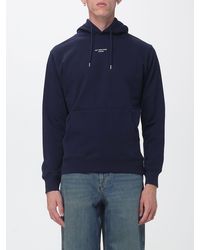 Drole de Monsieur - Embroidered Logo Cotton Hoodie With Kangaroo Pocket - Lyst