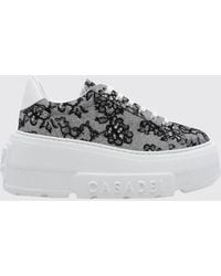 Casadei - Nexus Rigel Mesh Sneakers With Floral Embroidery And Platform Sole - Lyst