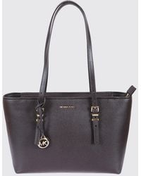 Michael Kors - Quinn Grained Cowhide Leather Shoulder Bag With Double Handle - Lyst