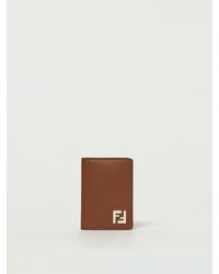 Fendi - Portacarte Di Credito Squared Ff - Lyst
