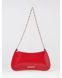 Jacquemus - The Small Bisou Chaine Leather Shoulder Bag - Lyst