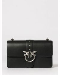 Pinko - Love One Classic Leather Bag - Lyst