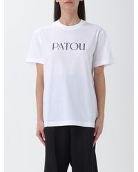 Patou - T-shirt a girocollo in cotone - Lyst