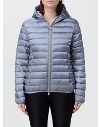 Save The Duck - Short Nylon Puffer Jacket With Hood And Thermoplume Padding - Lyst