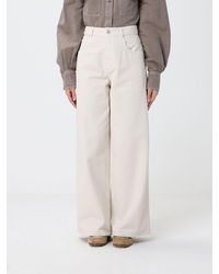 Brunello Cucinelli - Wide-Leg Cotton Denim Jeans - Lyst