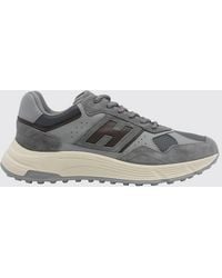 Hogan - Hyperlight Leather And Nylon Sneakers With Chunky Sole - Lyst