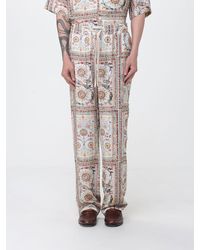 Just Cavalli - Printed Viscose Trousers - Lyst