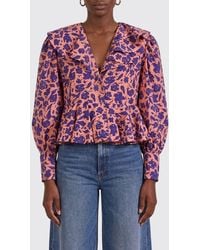 Chloé - Chlo&Eacute Blusa De Seda Con Estampado Floral - Lyst