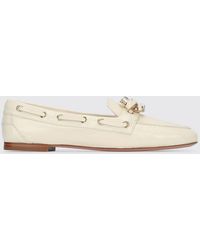 Roger Vivier - Très Vivier Leather Boat Loafers With Jewel Buckle - Lyst