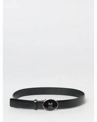 Pinko - Round Enamel Leather Belt - Lyst
