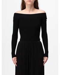 Alaïa - Viscose Knit Bodysuit - Lyst