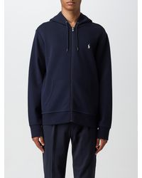 Polo Ralph Lauren - Comfortable Full Zip Hoodie With Convenient Pockets And Hood - Lyst