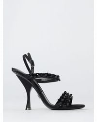 Dolce & Gabbana - Dolce &Amp Gabbana Flat Sandals - Lyst