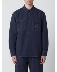 Studio Nicholson - Casual Cotton And Linen Shirt - Lyst