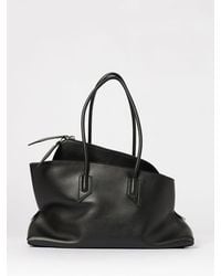 The Attico - La Passeggiata Medium Leather Bag - Lyst
