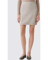 Fabiana Filippi - High-Waisted Tweed Pencil Mini Skirt - Lyst