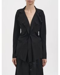 Junya Watanabe - Single-Breasted Crêpe Blazer With Ruffle Appliqué - Lyst