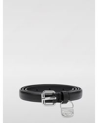 DIESEL - Cinturón B-Charm De Piel - Lyst