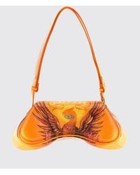 DIESEL - Play Graphic Print Shoulder Bag With Metallic Oval D Logo - Lyst