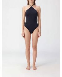 Jacquemus - One-Piece Swimsuit With Open Back And Self-Tie Fastenings - Lyst