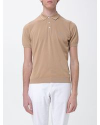 Drumohr - Cotton Knit Polo Shirt - Lyst