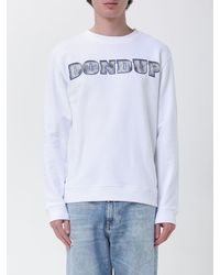 Dondup - Cotton Crew Neck Sweatshirt With Logo - Lyst