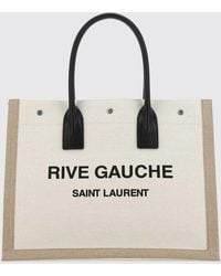 Saint Laurent - Rive Gauche Large Tote Bag - Lyst