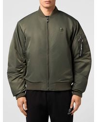 Philipp Plein - Nylon Bomber Jacket - Lyst
