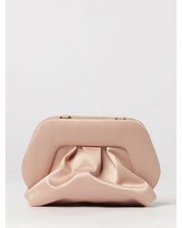 THEMOIRÈ - Themoir&Egrave Bios Draped Satin Mini Bag With Shoulder Strap - Lyst