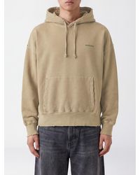 Golden Goose - Cotton Hoodie With Contrasting Embroidered Logo - Lyst