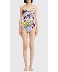 Tory Burch - Printed Polyamide One Piece Swimsuit - Lyst