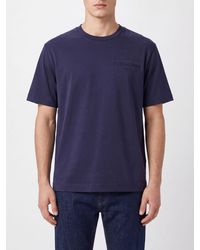 Ferragamo - Cotton Crew-Neck T-Shirt With Contrast Logo - Lyst
