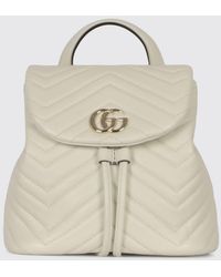 Gucci - Gg Marmont Chevron Quilted Nappa Backpack - Lyst