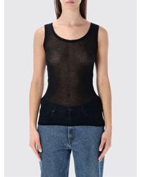 American Vintage - Massachusetts Slim Fit Knit Cotton Top - Lyst