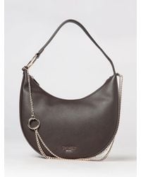 Twinset - Hobo Bag With Metal Mesh Application, Flat Handle And Cross-Body Strap - Lyst