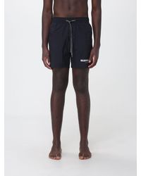 Murphy & Nye - Polyamide Swim Shorts With Elastic Waist And Drawstring - Lyst